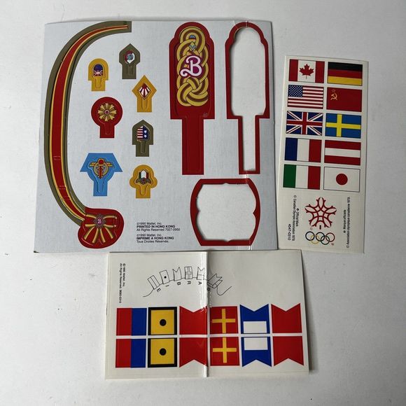 Vintage Barbie Cardboard Cut Out Accessories Magazine Lot Easter Teacher Olympic - Picture 7 of 9